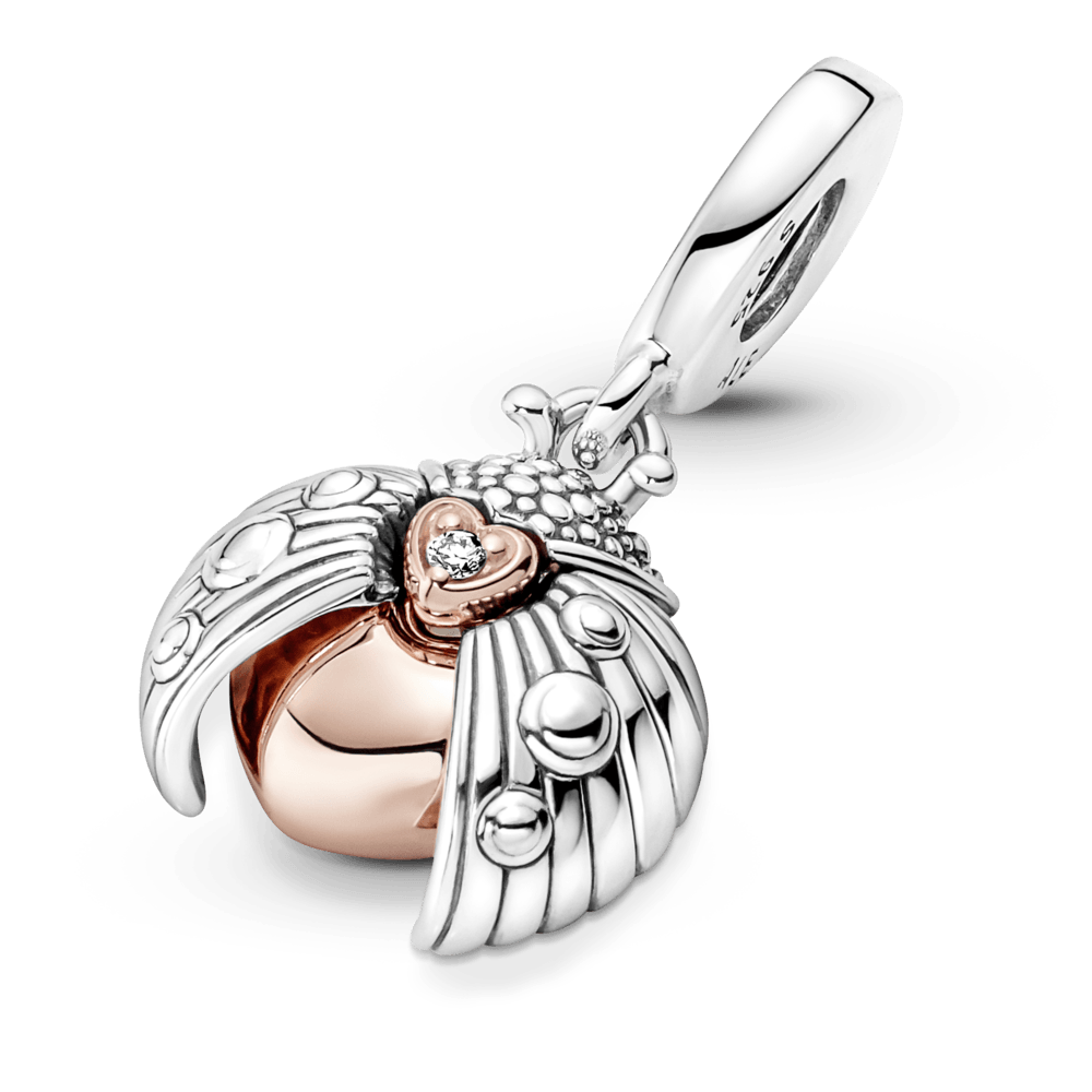 2022 m. Pandora klubo boružėlės ir širdelės kabantis karoliukas - Pandora LT