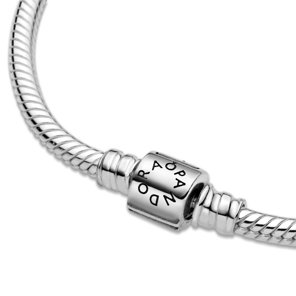 Pandora Momentsi tünnikujulise kinnitusega ussiketist käevõru