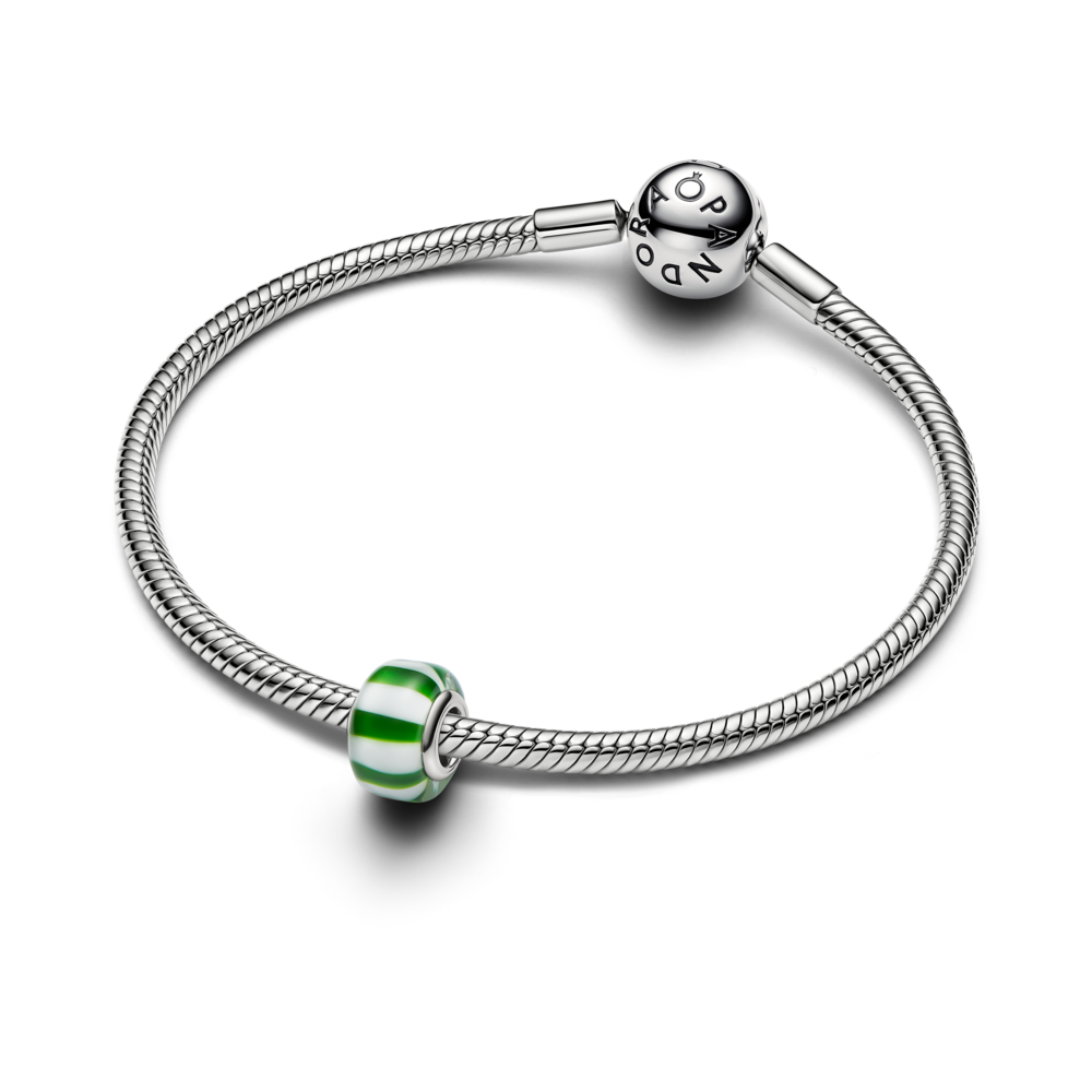 Rohelise piparmündi Murano klaasist amulett