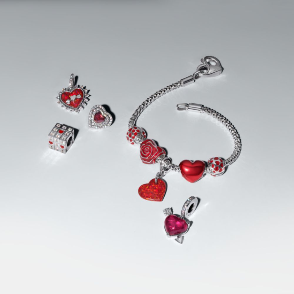 Amulett „Roosiga süda“