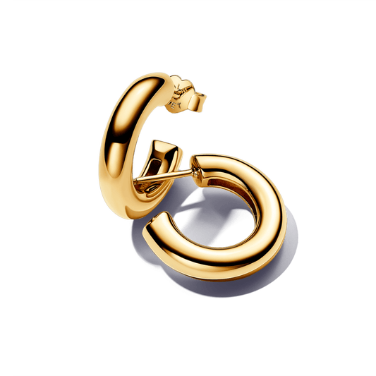 Apvalūs atviro stiliaus lanko formos auskarai - Pandora Lietuva