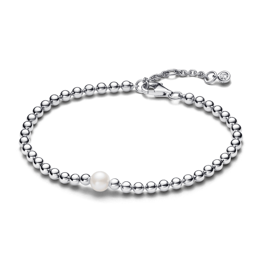 Apyrankė su apdorotu, dirbtiniu būdu išaugintu gėlavandeniu perlu ir karoliukais - Pandora Lietuva