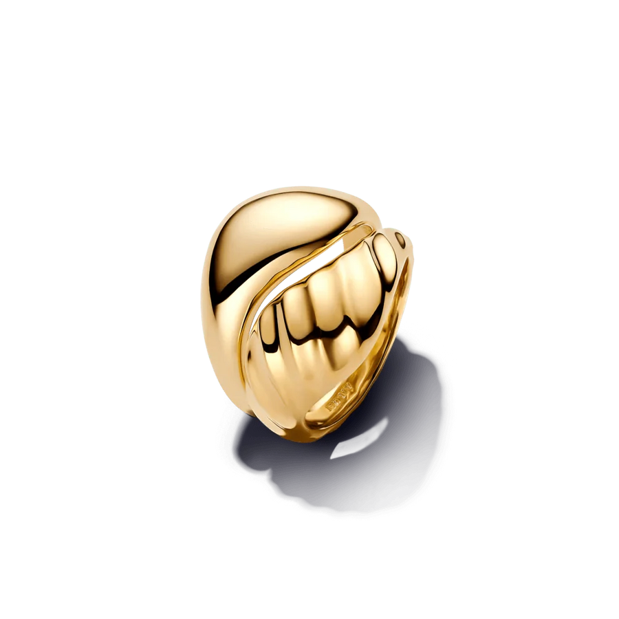 Banguotos tekstūros sujungiami žiedai - Pandora Lietuva