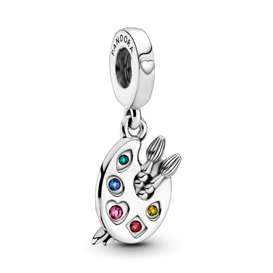 Dailininko dažų paletės kabantis karoliukas - Pandora Lietuva