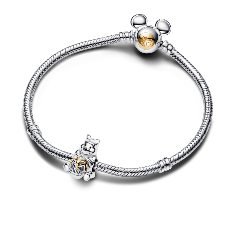 Disnėjaus 100-ojo Jubiliejinis Mikė Pūkuotuko Karoliukas - Pandora Lietuva