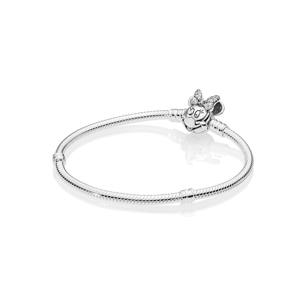 Disney kolekcijos Pandora Moments apyrankė su Peliukės Minės siluetu - Pandora Lietuva