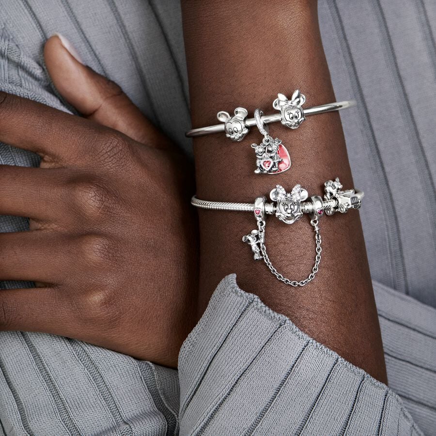 Disney kolekcijos Pandora Moments apyrankė su Peliukės Minės siluetu - Pandora Lietuva