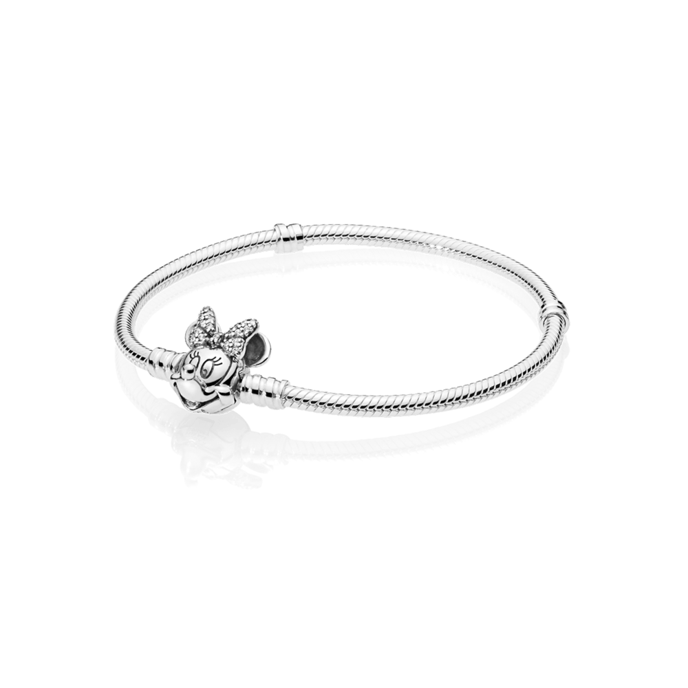 Disney kolekcijos Pandora Moments apyrankė su Peliukės Minės siluetu - Pandora Lietuva