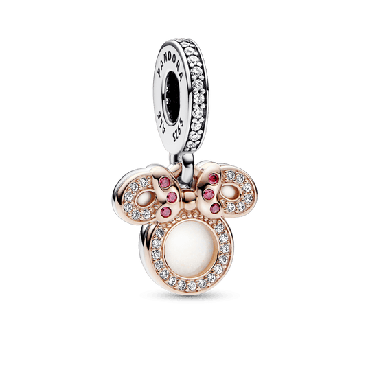 Disney Minnie Mouse Silhouette Double Dangle Charm - Pandora Lietuva