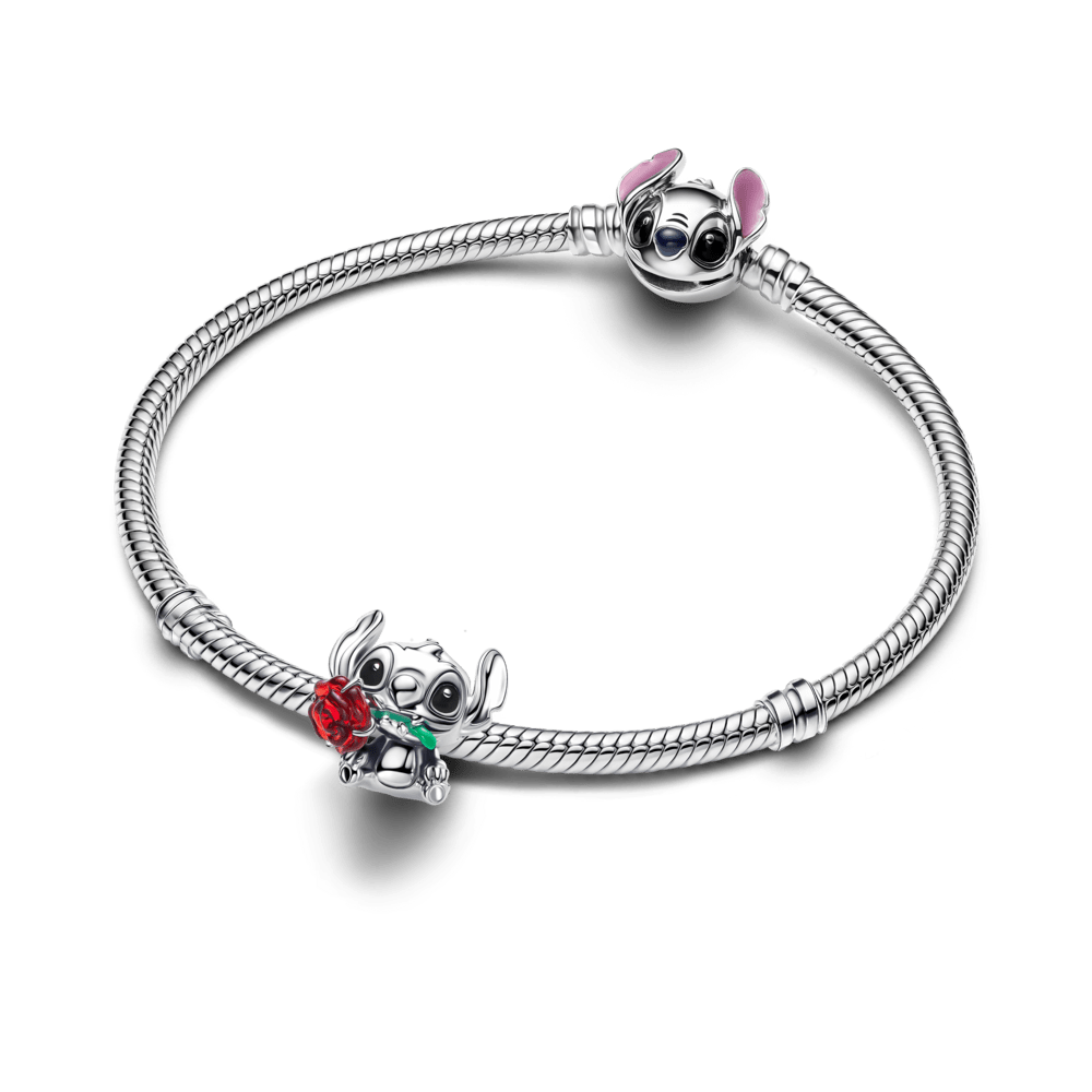Roosast Murano klaasist amulett „Disney Stitch“