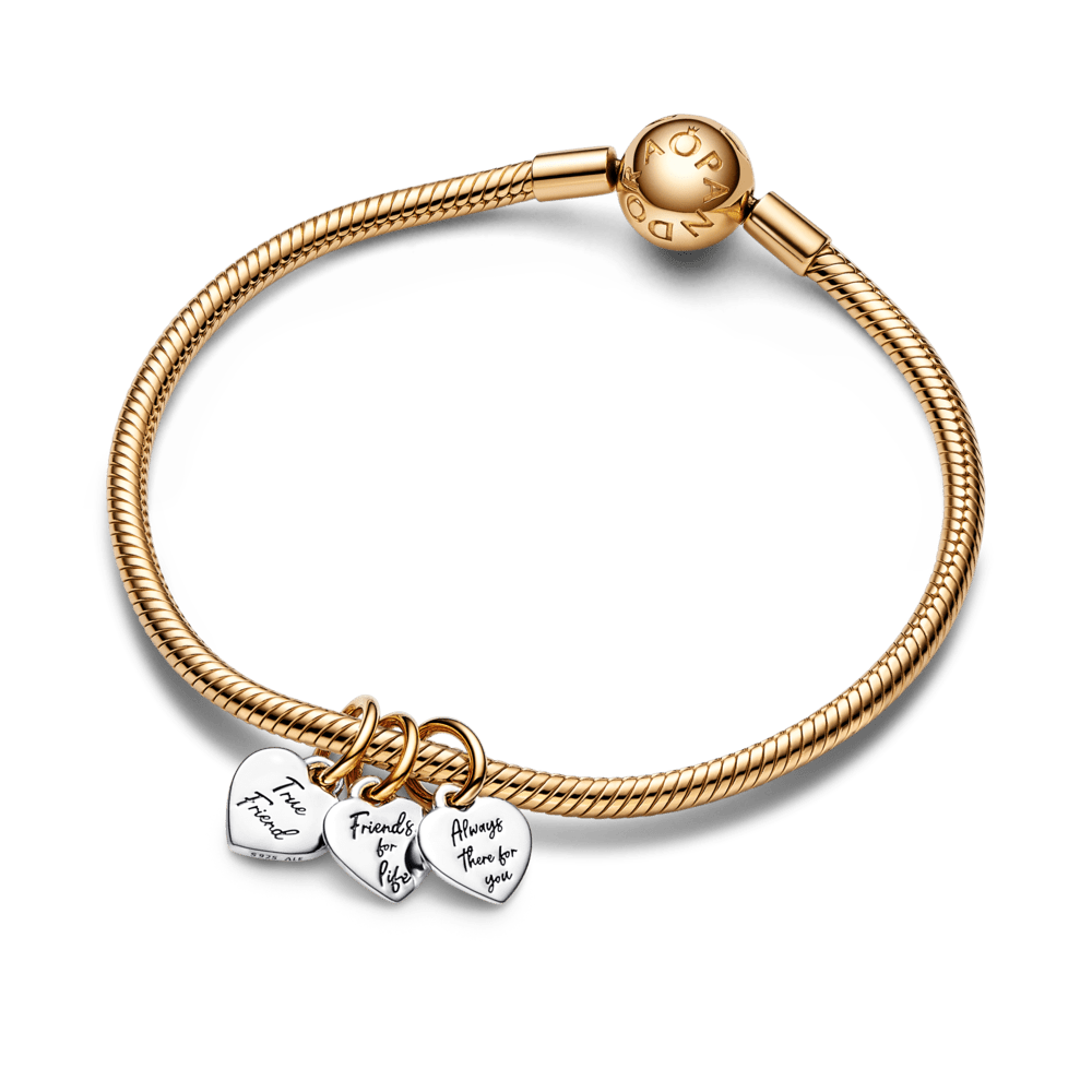 Dvispalvis Trijų Dalių Draugystės Kabantis Karoliukas - Pandora Lietuva