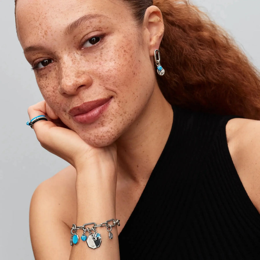 Graviruojamas mini karoliukas su medalionu - Pandora Lietuva