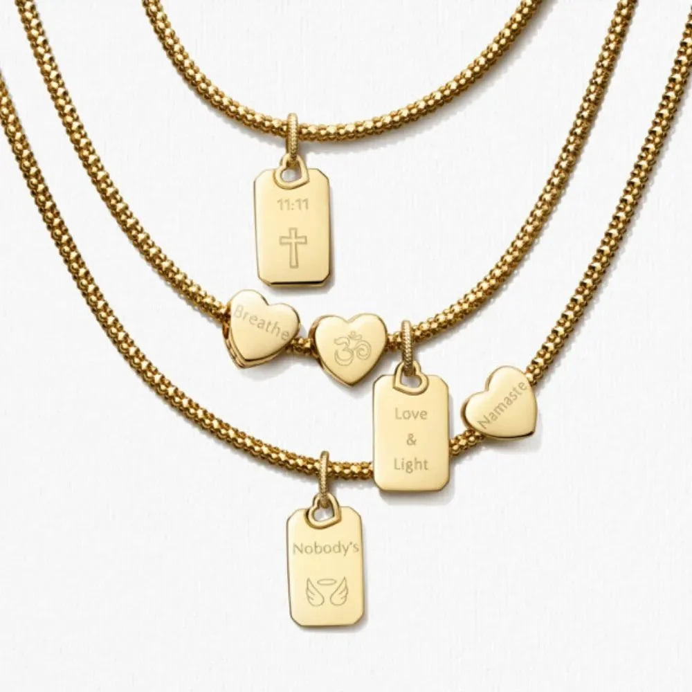 Graveeritav amulett „Süda“