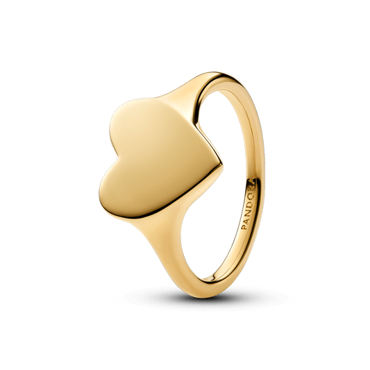 Graviruojamas širdelės žiedas - Pandora Lietuva