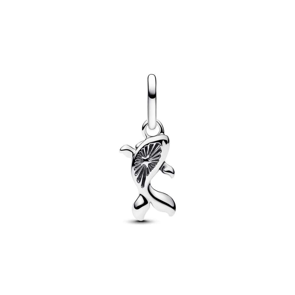 Kabantis raudono Murano stiklo mini karoliukas „Koi karpis“ - Pandora Lietuva