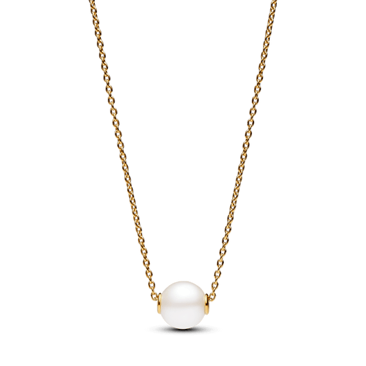 Kaklo koljė su apdorotu, dirbtiniu būdu išaugintu gėlavandeniu perlu - Pandora Lietuva