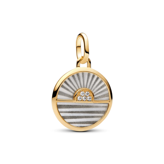 Karoliukas su medalionu „Saulėtekis“ - Pandora Lietuva