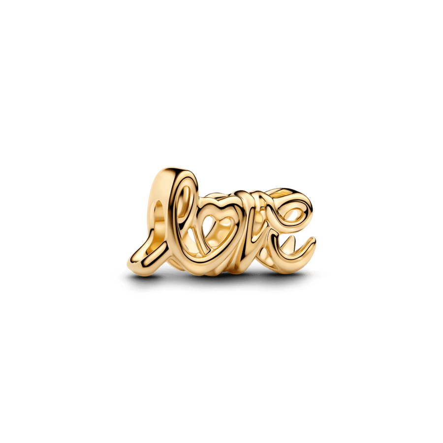 Käsitsi kirjutatud sõnaga „Love“ amulett