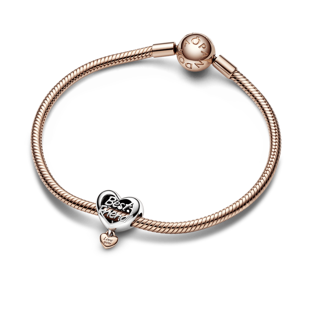Love You Best Friend Heart Charm pakabukas - Pandora Lietuva