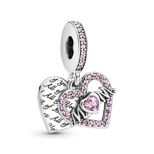 Mamai skirtas karoliukas-pakabukas su širdele - Pandora LT