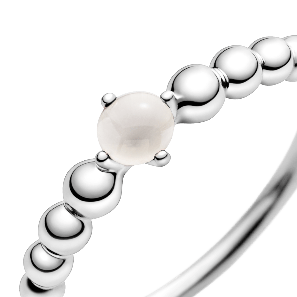 Miglotas rožinis karoliukas - Pandora Lietuva