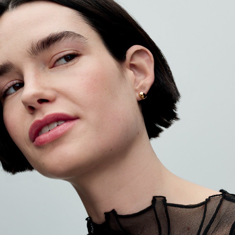 Organiškos formos auskarai - Pandora Lietuva