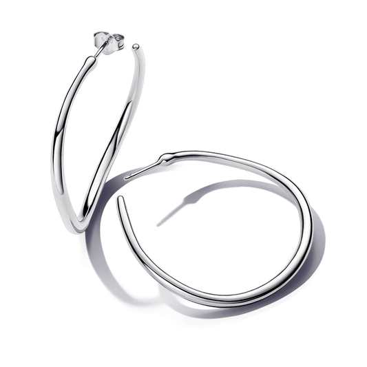 Organiškos lanko formos atviro stiliaus auskarai, 42 mm - Pandora Lietuva