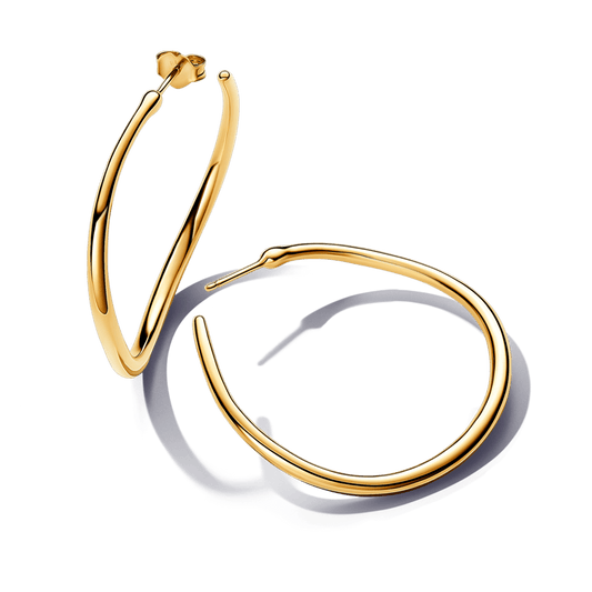 Organiškos lanko formos atviro stiliaus auskarai, 42 mm - Pandora Lietuva