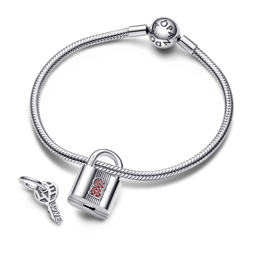 Pakabinamos spynos ir rakto charm pakabukas - Pandora LT