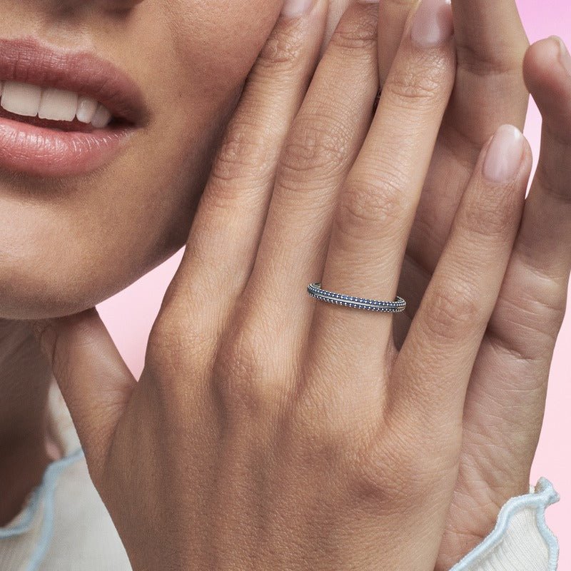 Pandora ME Blue Pavé žiedas - Pandora LT