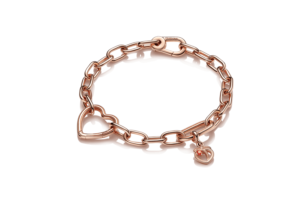 Pandora ME širdelės formos stilizavimo jungtis - Pandora Lietuva