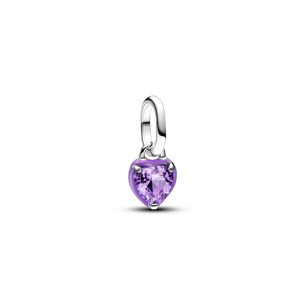 „Pandora ME“ violetinis mažas talismanas „Širdies čiakra“ - Pandora Lietuva