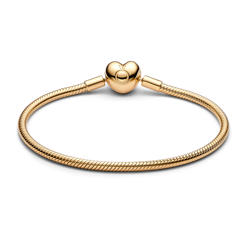 Pandora Moments Širdelės Užsegimo Gyvatės Pynimo Apyrankė - Pandora Lietuva