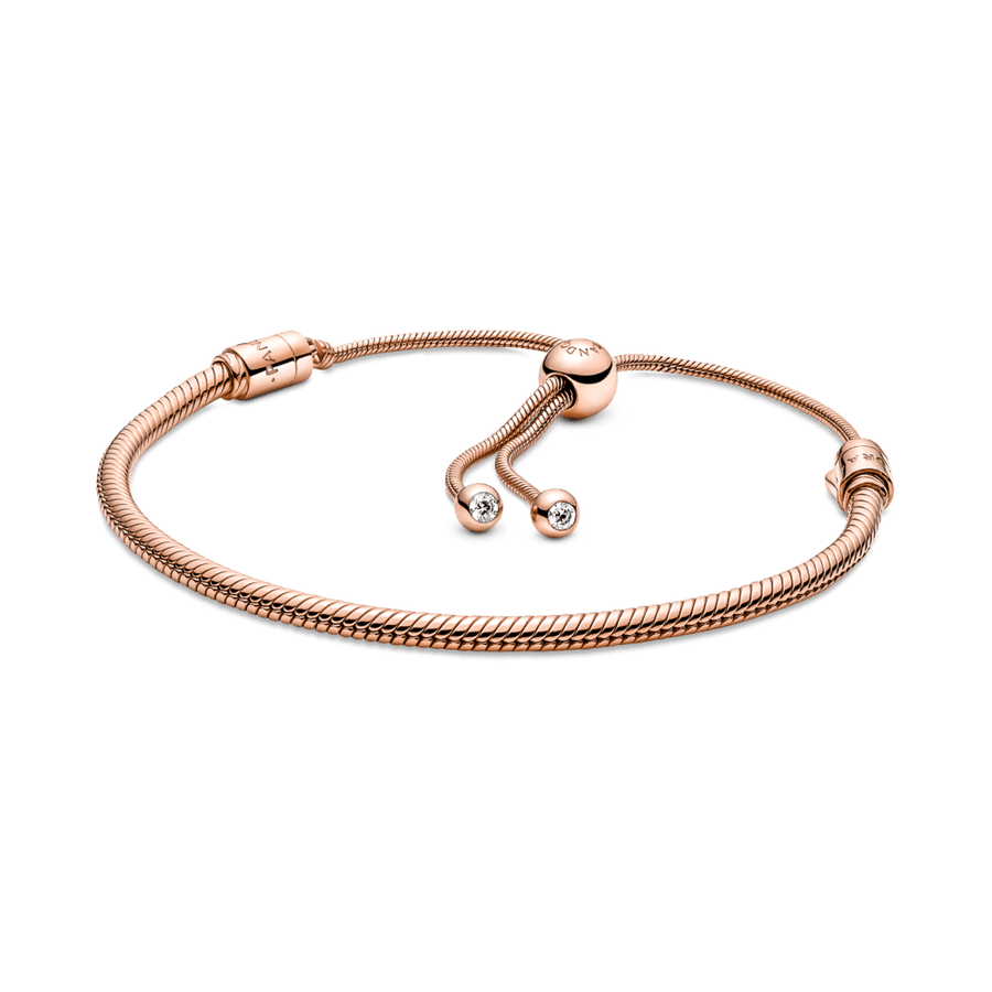 Pandora Moments Snake Chain Slider Bracelet - Pandora Lietuva