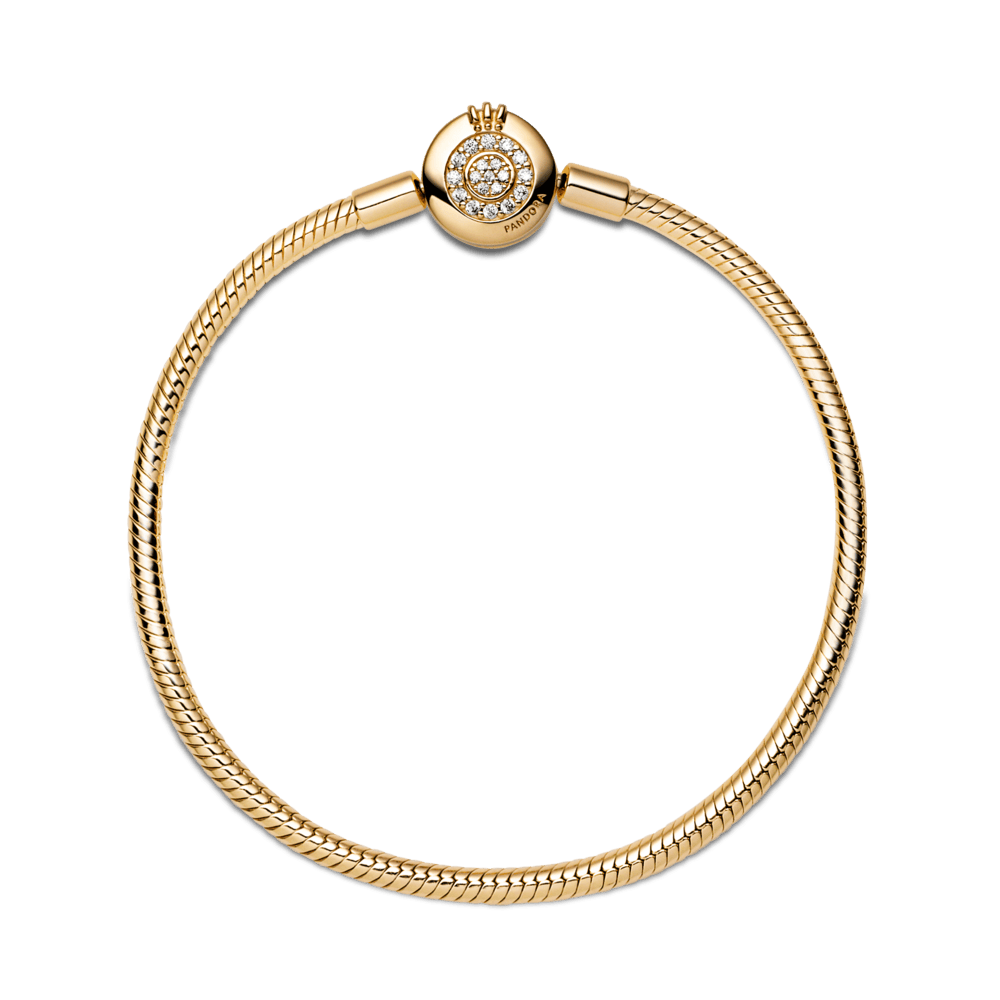 Pandora Moments Spindinti Karūnos O Gyvatėlės pynimo apyrankė - Pandora Lietuva