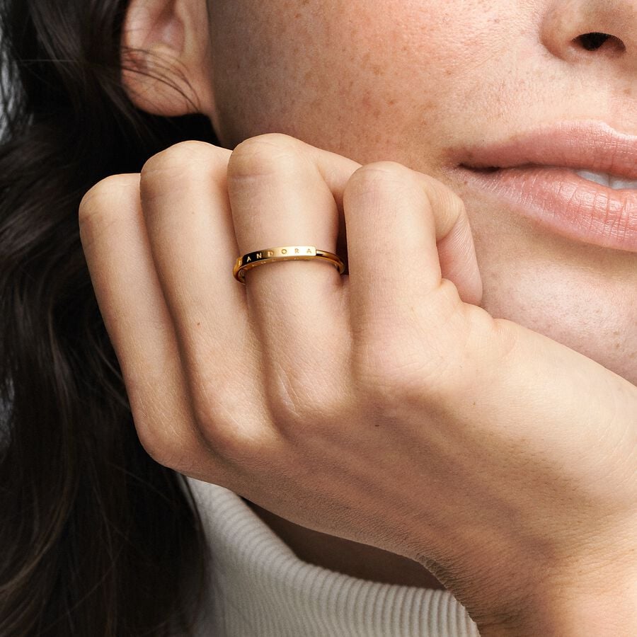 Pandora Signature I - D Ring žiedas - Pandora Lietuva