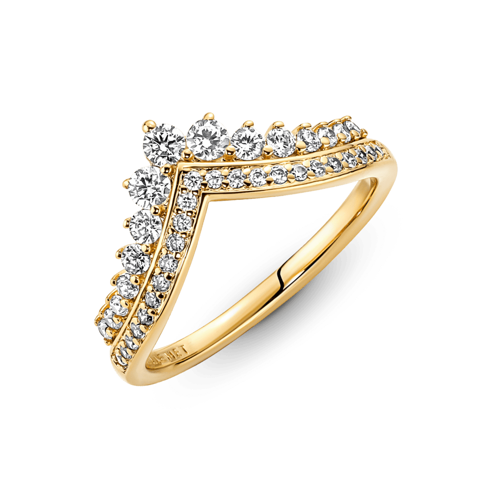 Pandora Timeless norų išsipildymo tiaros formos žiedas - Pandora Lietuva