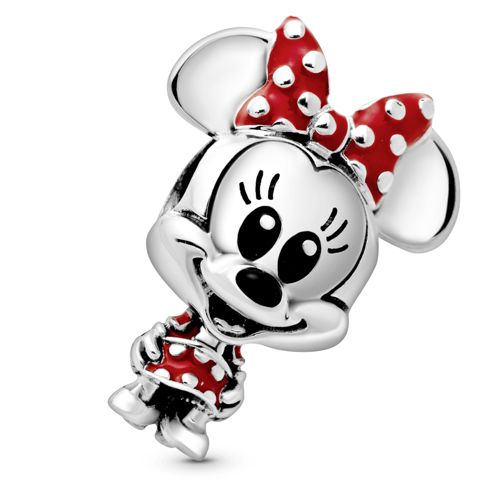 Pelytės Minės taškinės suknelės ir kaspino karoliukas iš Disney kolekcijos - Pandora LT