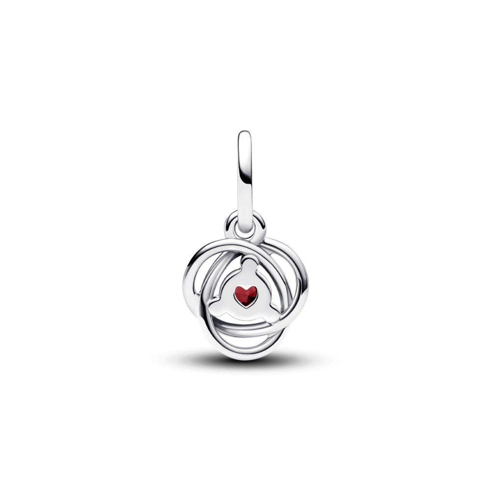 Raudonas talismanas „Amžinybės ratas“ - Pandora Lietuva