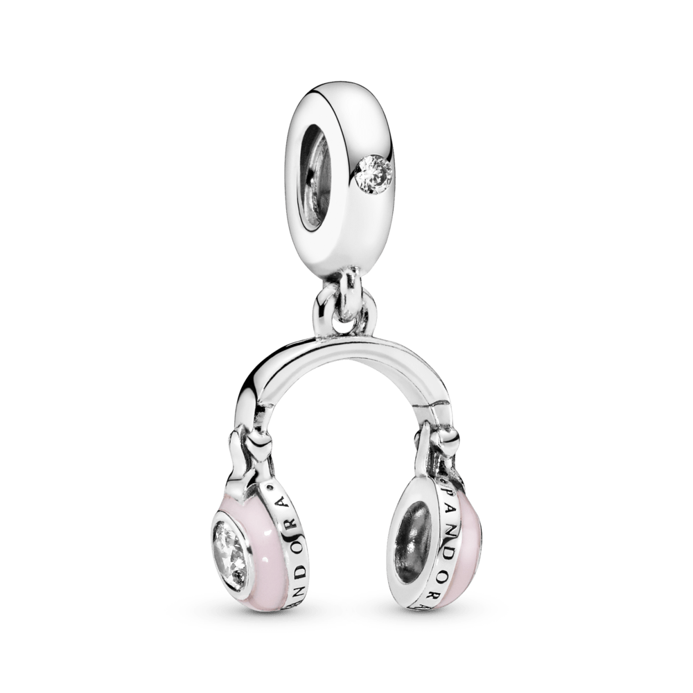 Rausvos ausinės - Pandora Lietuva