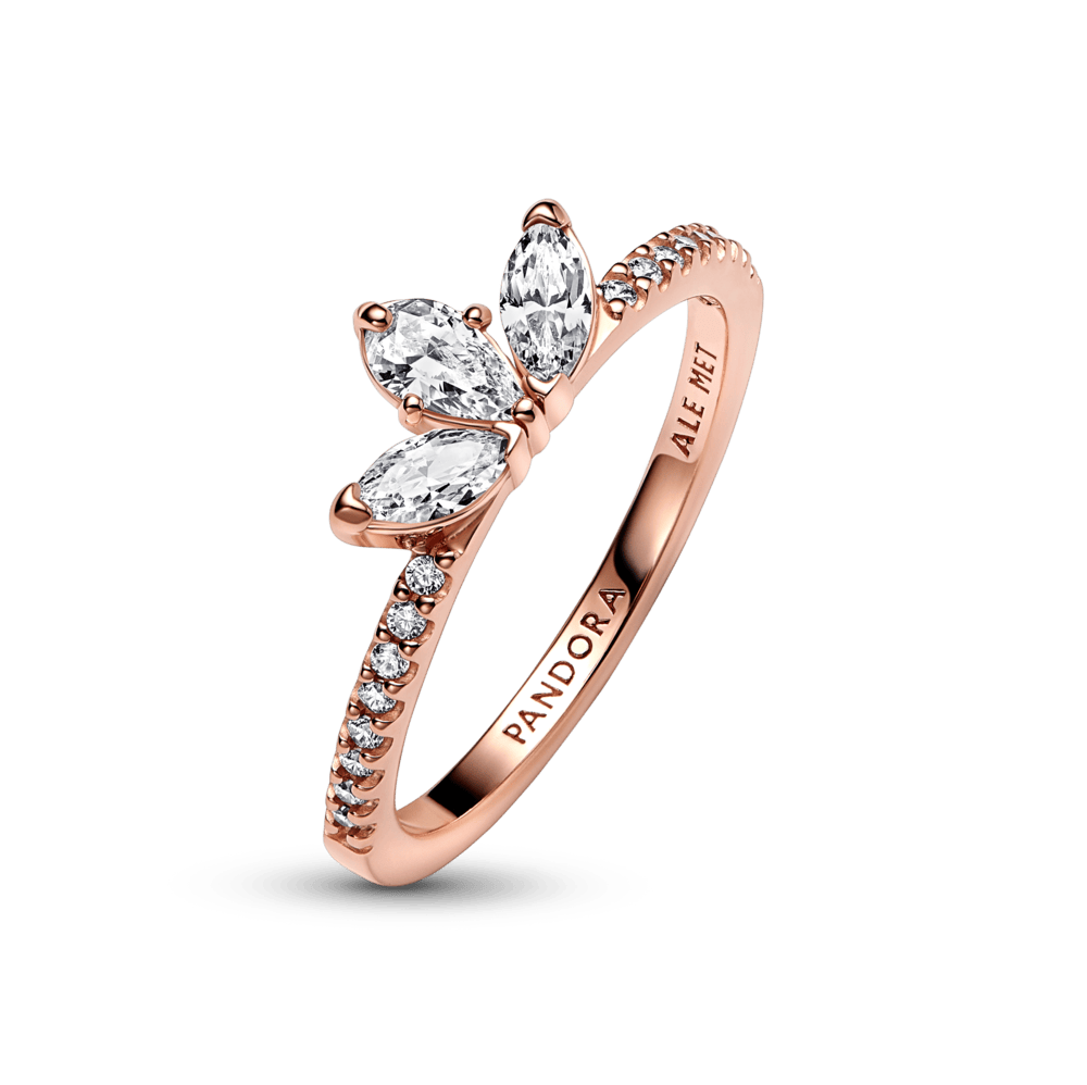 Sparkling Herbarium Cluster Ring žiedas - Pandora Lietuva