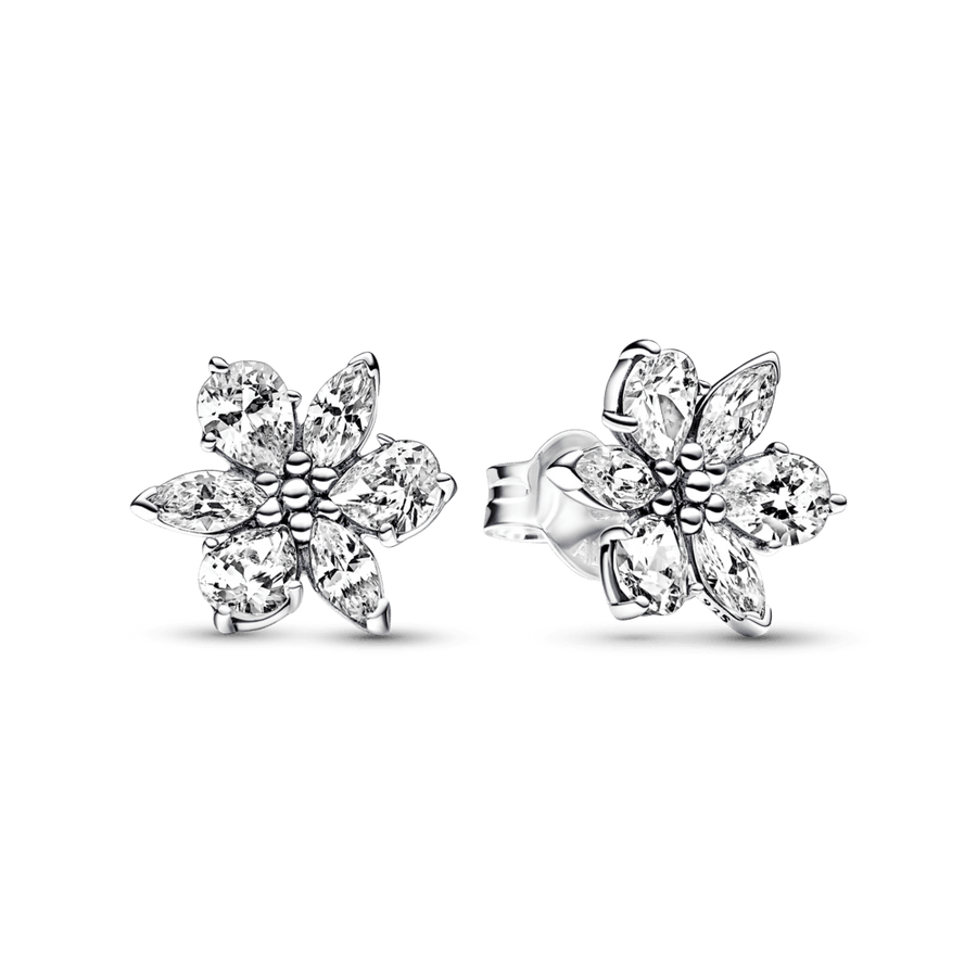 Sparkling Herbarium Cluster Stud Earrings auskarai - Pandora Lietuva