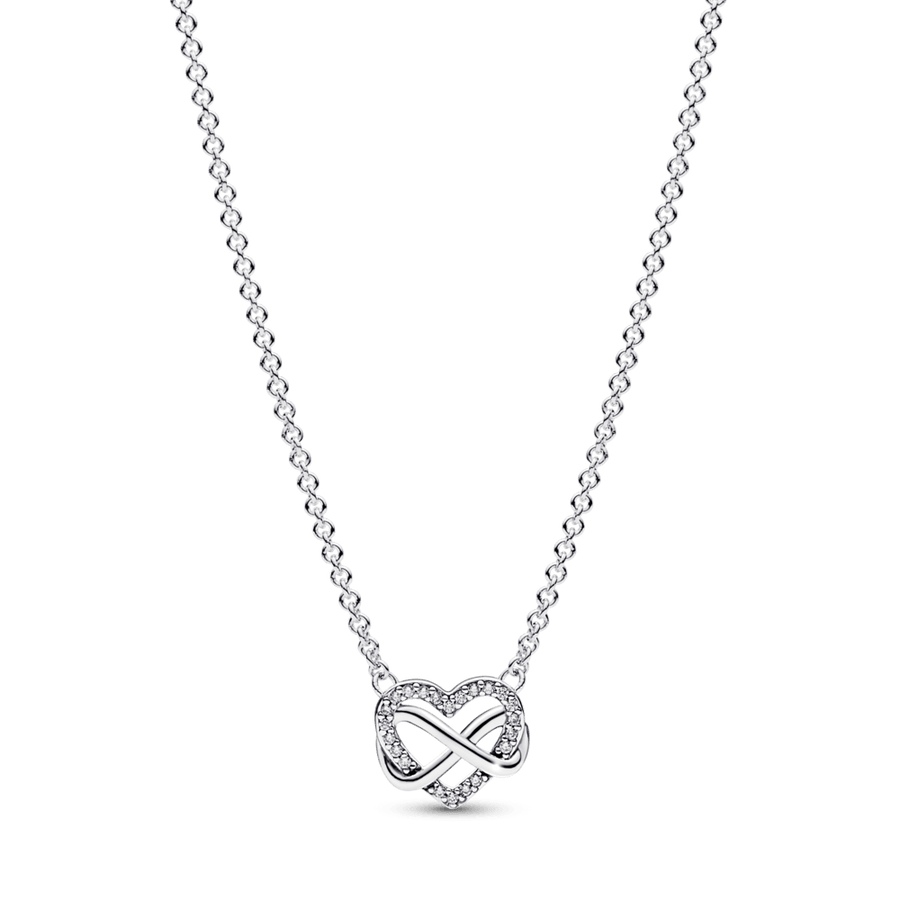 Sparkling Infinity Heart Collier vėrinys - Pandora Lietuva