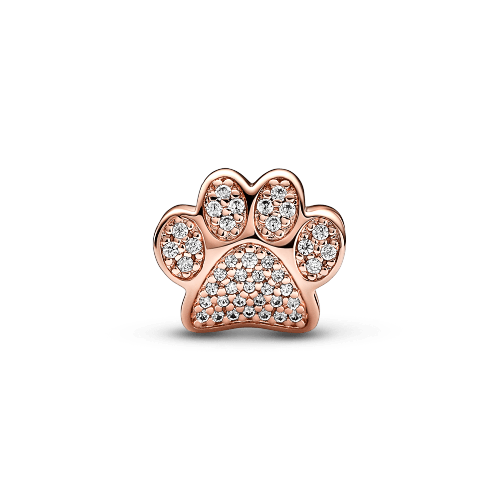 Sparkling Paw Print Charm pakabukas - Pandora Lietuva
