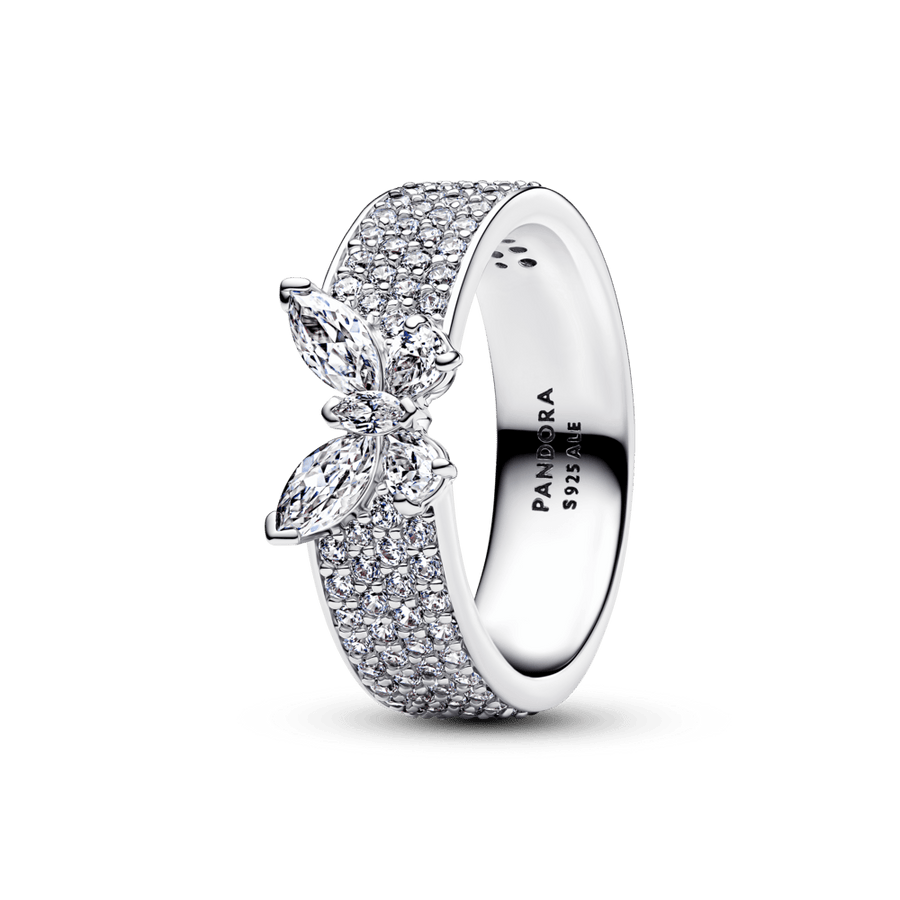 Spindintis drąsaus stiliaus žiedas „Drugelis“ - Pandora Lietuva