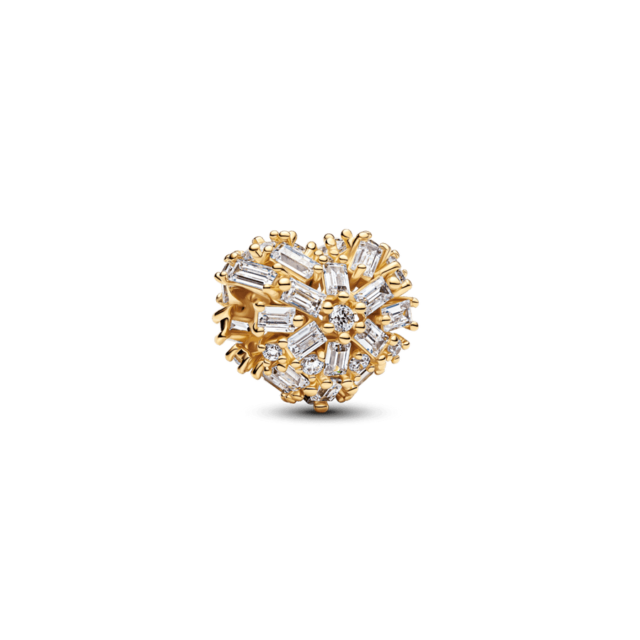 Spindintis karoliukas „Širdis“ - Pandora Lietuva