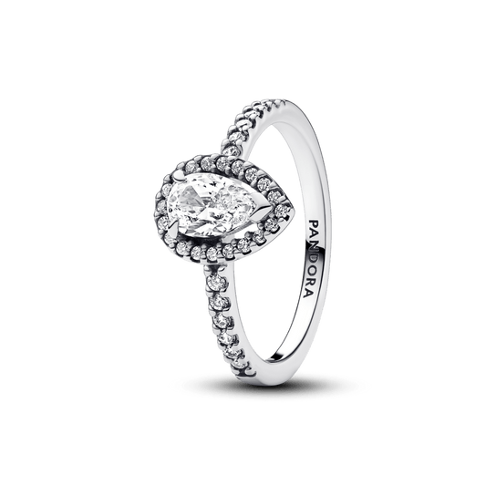 Spindintis Lašo Formos Žiedas - Pandora Lietuva