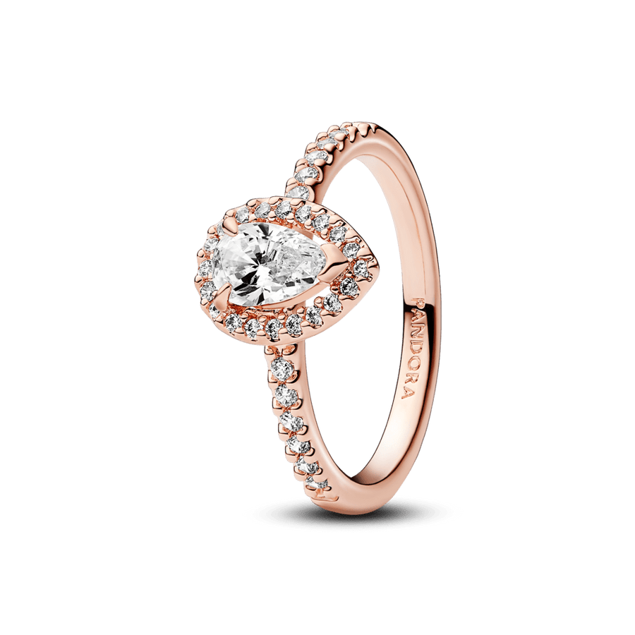 Spindintis Lašo Formos Žiedas - Pandora Lietuva