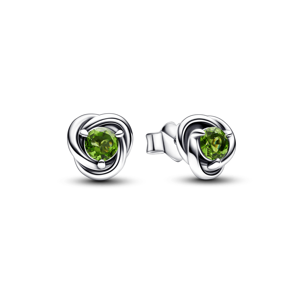 Spring Green Eternity Circle Stud auskarai - Pandora Lietuva