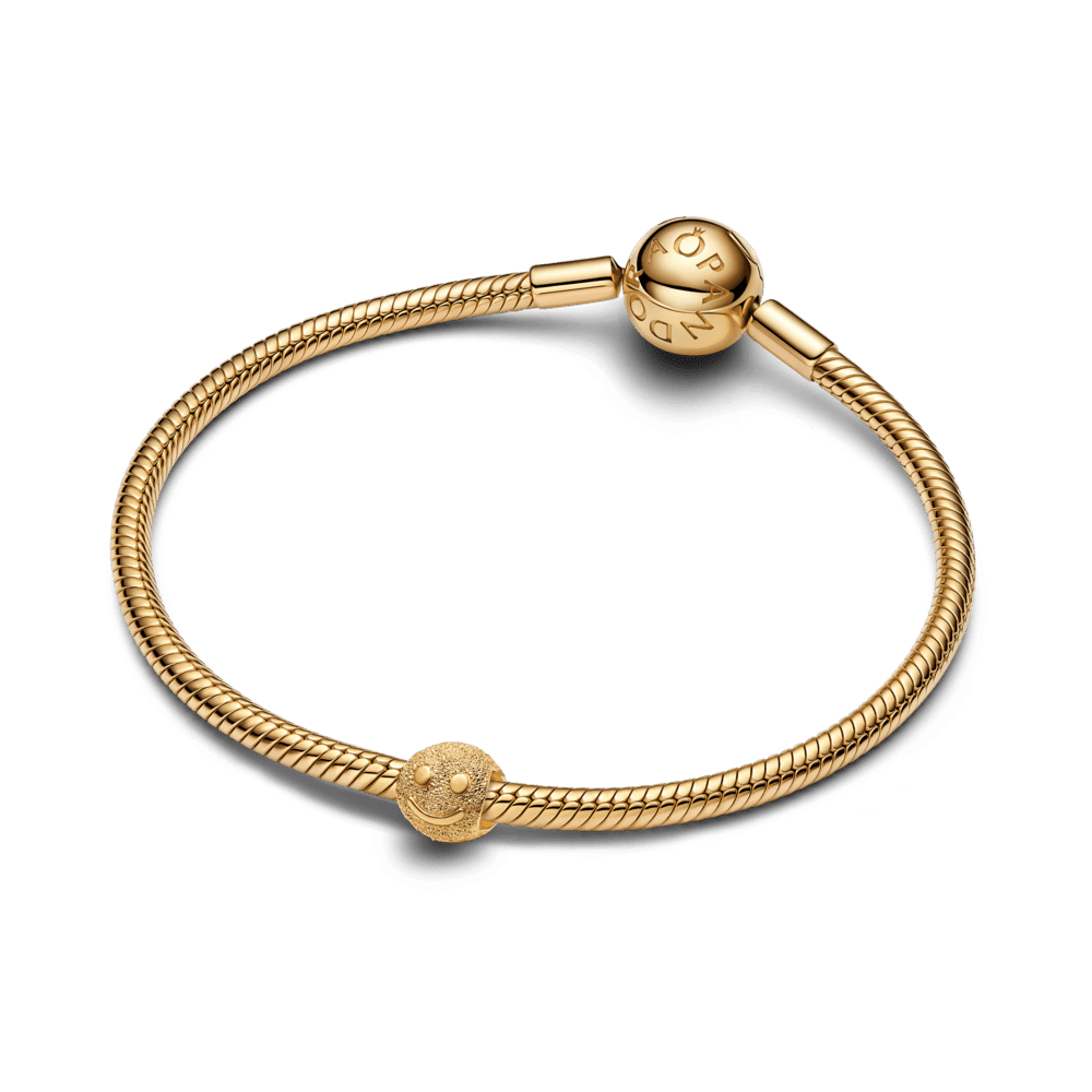 Tekstūrinis mini karoliukas „Šypsenėlė“ - Pandora Lietuva